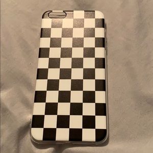 Checkered pattern iPhones 6S plus phone case